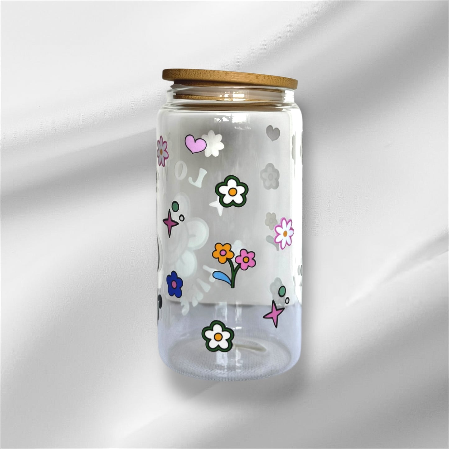 LOVE LIKE JESUS - GLASS TUMBLER