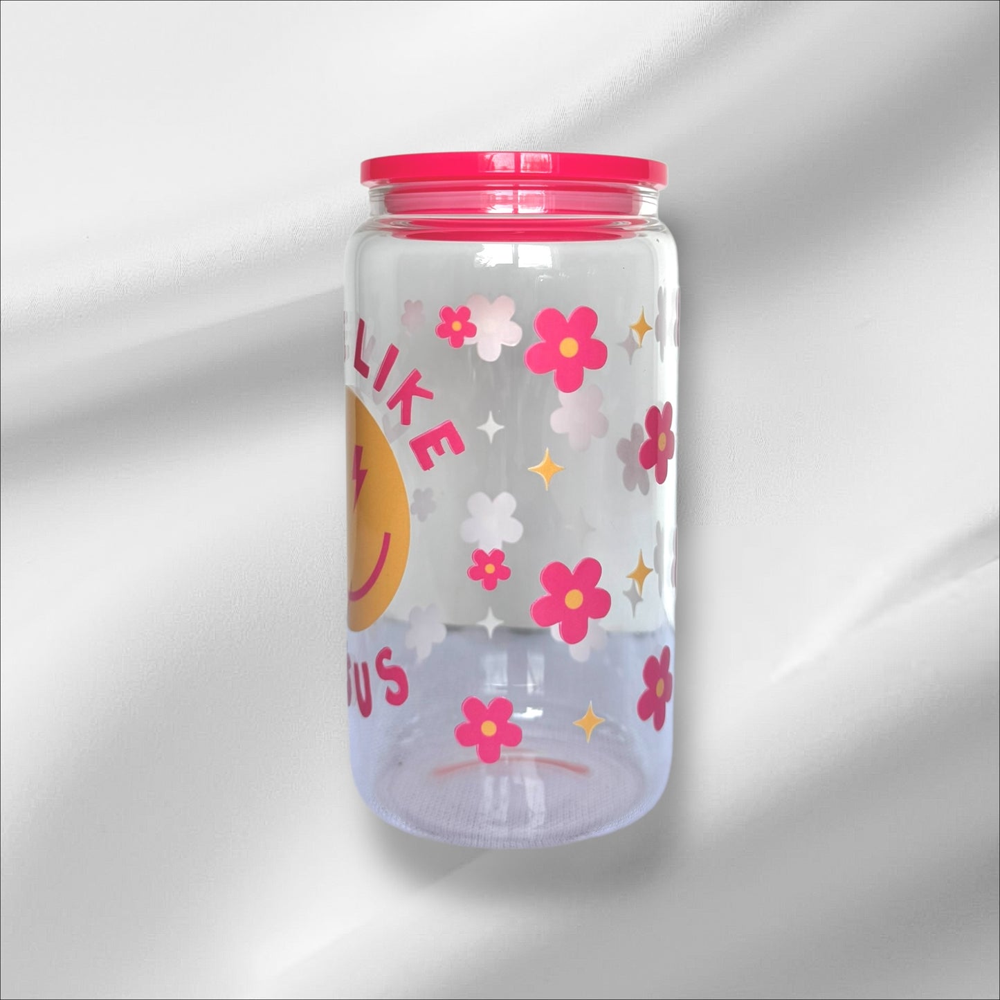LOVE LIKE PINK - GLASS TUMBLER