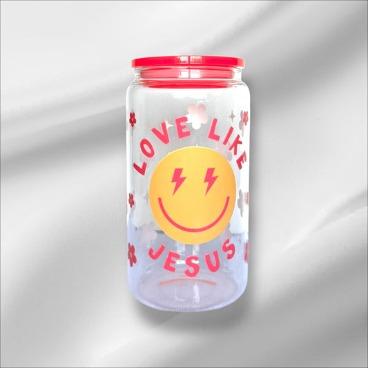 LOVE LIKE PINK - GLASS TUMBLER