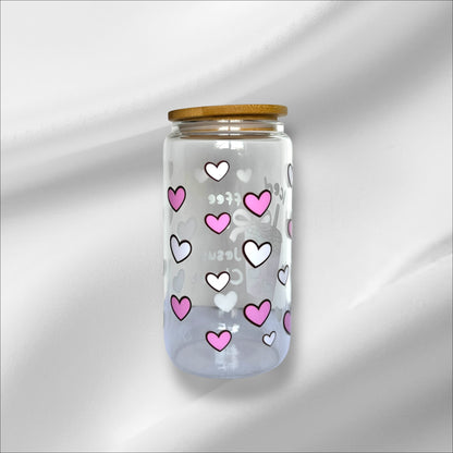 ICED COFFEE & JESUS CHRIST - GLASS TUMBLER