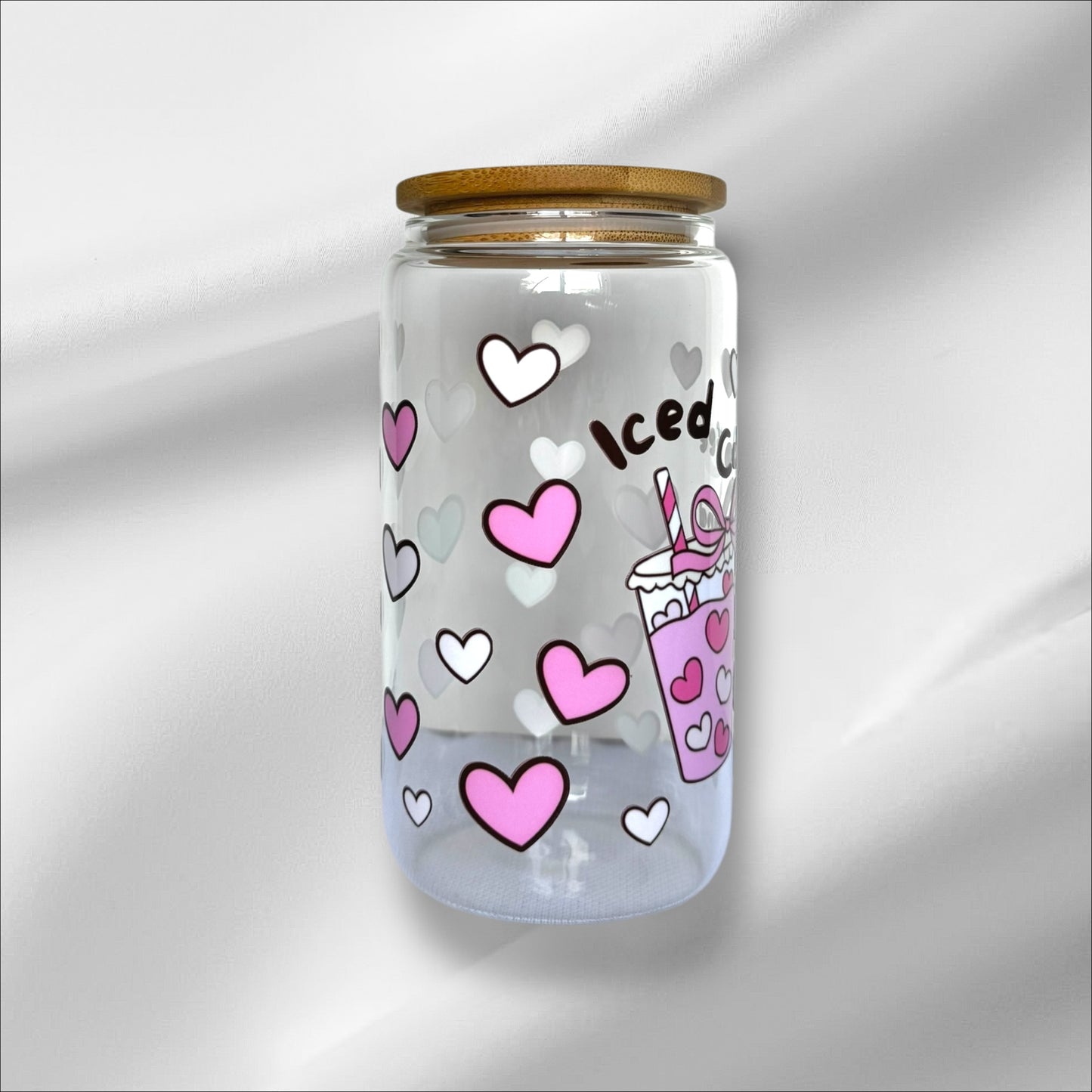 ICED COFFEE & JESUS CHRIST - GLASS TUMBLER