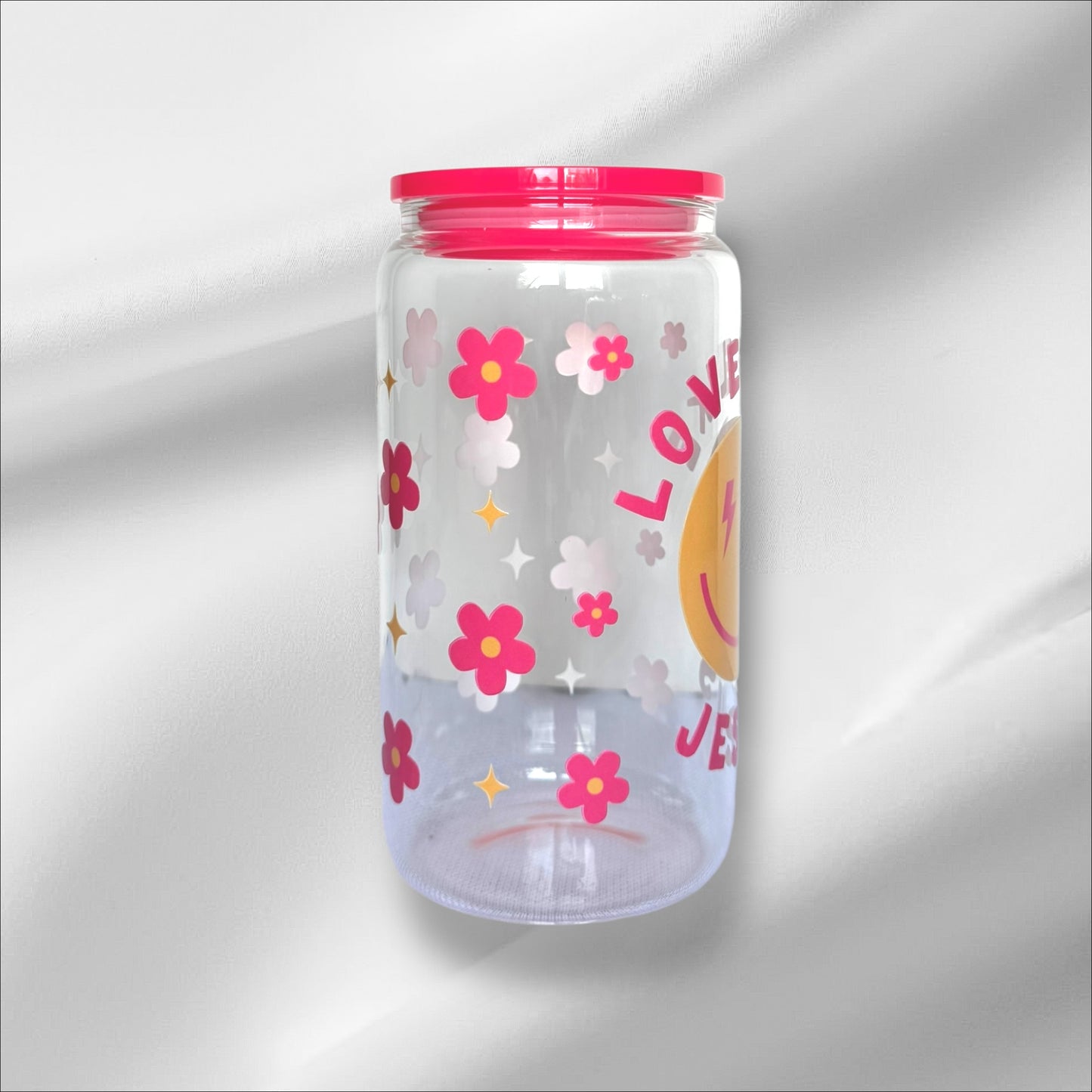 LOVE LIKE PINK - GLASS TUMBLER