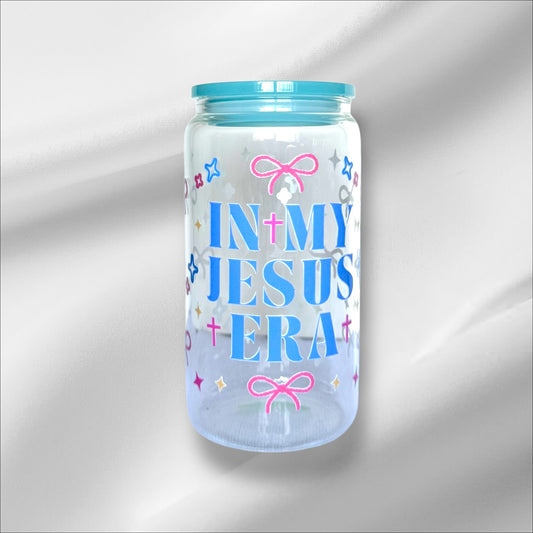 IN MY JESUS ERA - GLASS TUMBLER