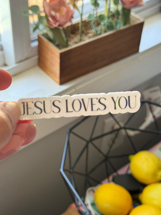 JESUS LOVES YOU