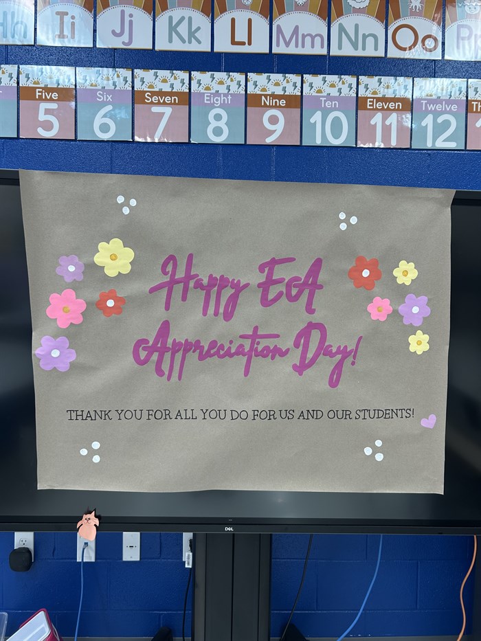 Custom hand-painted banner